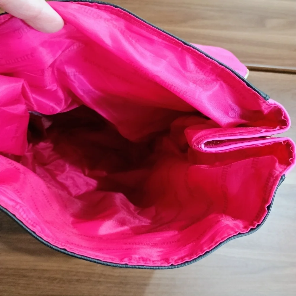 Juicy Couture Black and Pink Backpack